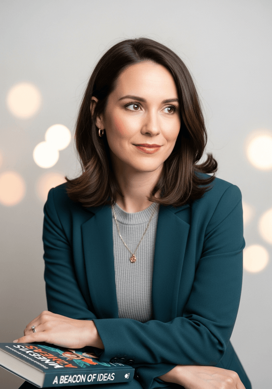 Author and thought leader presenting at a virtual summit